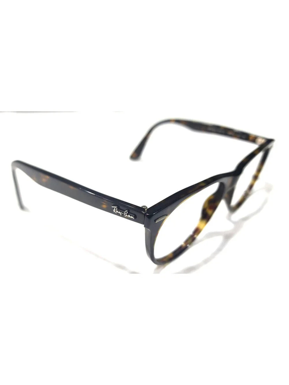 Ray Ban RB2185 902/31 Round Tortoise Eyeglasses Sunglasses Frame 55-18 145 WHA